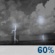Tuesday Night: Slight Chance Showers And Thunderstorms then Showers And Thunderstorms Likely