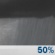 Tonight: A chance of rain showers. Cloudy. Low around 41, with temperatures rising to around 44 overnight. Northwest wind around 15 mph, with gusts as high as 35 mph. Chance of precipitation is 50%. New rainfall amounts less than a tenth of an inch possible. Tonight: Chance Rain Showers